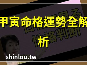 甲寅 性格